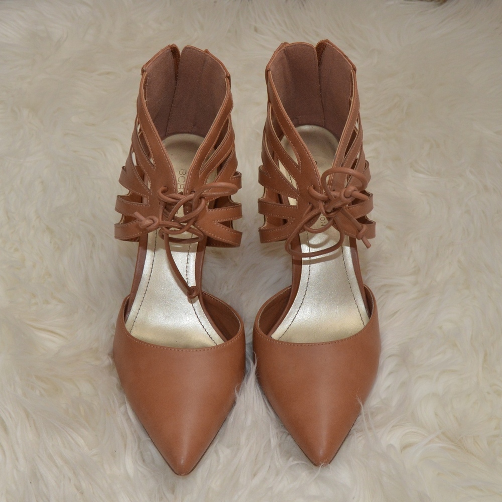 BCBG Front Tie Pumps